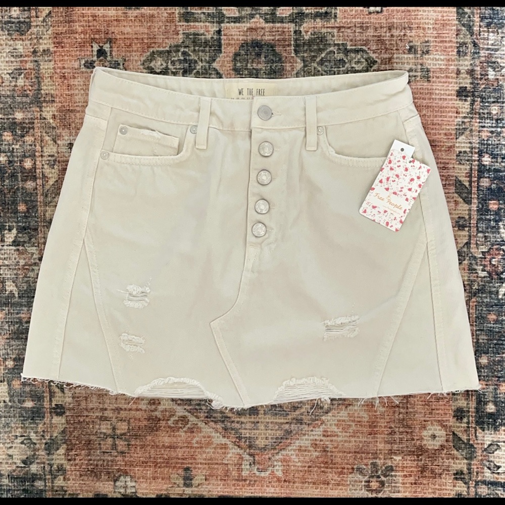 Free People denim skirt NTW